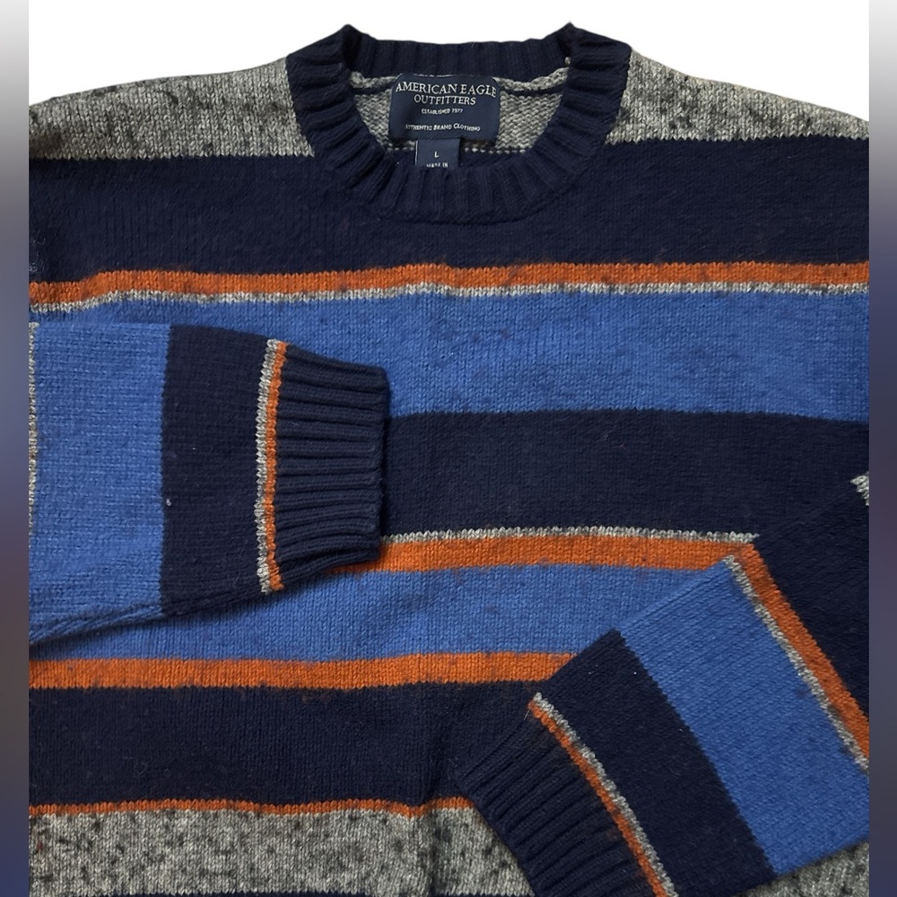 Vintage American Eagle Outfitters Men’s Sweater Large Wool Blend Multicolored